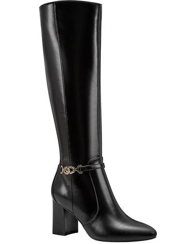 Bandolino Brenda Faux Leather Zipper Knee-high Boots - Black