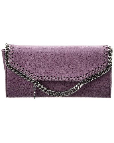 Stella McCartney Falabella Continental Wallet - Purple