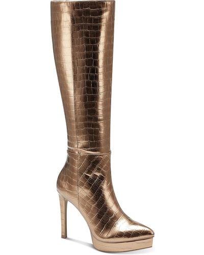 Thalia Sodi Jessy Microsuede Stiletto Knee-high Boots - Black