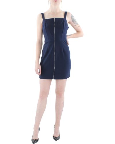 Kingston Grey Juniors Sleeveless Short Mini Dress - Blue