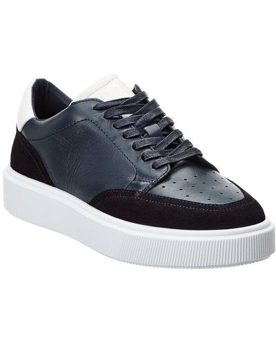 Ted Baker Luigis Inflated Sole Leather & Suede Sneaker - Blue