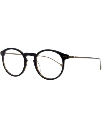 John Varvatos Round Eyeglasses V377 48mm 377 - Black