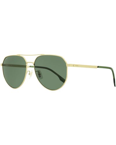 BOSS Pilot Sunglasses B1473fsk Gold 61mm - Green