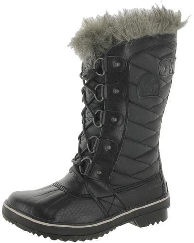Sorel Tofino Ii Faux Fur Cold Weather Winter Boots - Black