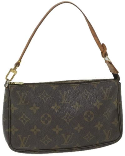 Louis Vuitton Canvas Shoulder Bag (pre-owned) - Black