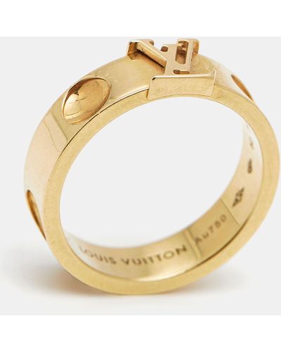 Louis Vuitton Empreinte 18k Yellow Gold Ring - Metallic