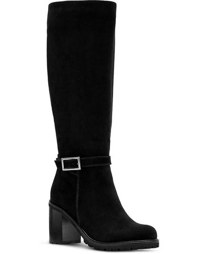 La Canadienne Paul Suede Tall Knee-high Boots - Black