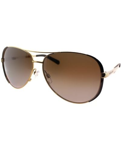 Michael Kors Chelsea Mk 5004 1014t5 Aviator Sunglasses - Black