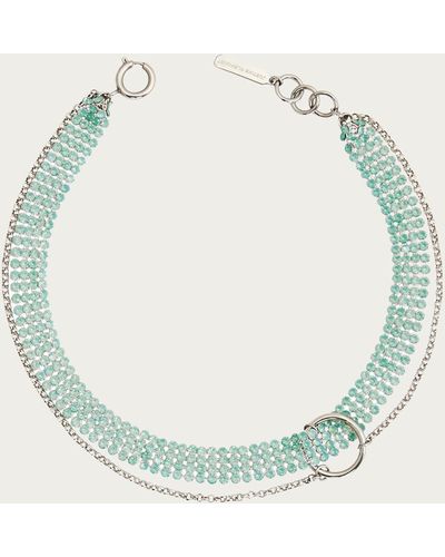 Justine Clenquet Clarence Choker - Blue