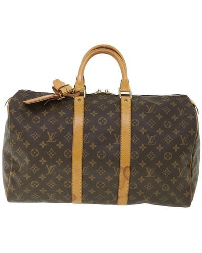 Louis Vuitton Keepall 45 Canvas Travel Bag (pre-owned) - Brown