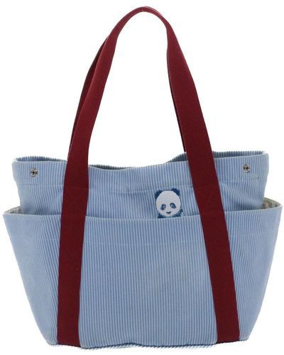Hermès Cotton Tote Bag (pre-owned) - Purple