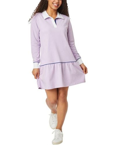 Roberta Roller Rabbit Love Stripe Cahya Mini Dress - Purple