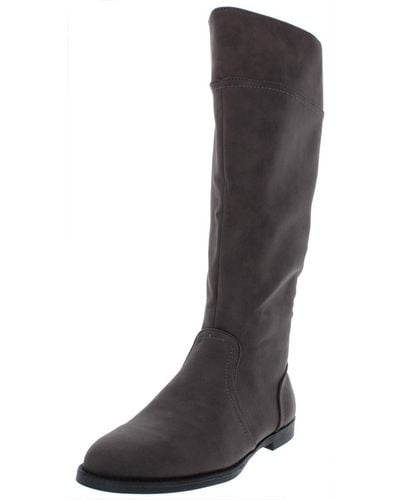 Bella Vita Rebecca Ii Faux Leather Tall Knee-high Boots - Black