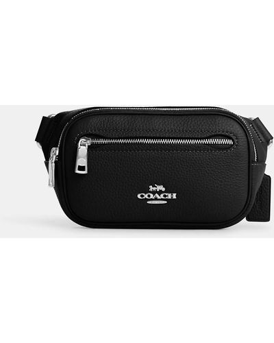 COACH Elias Mini Belt Bag - Black