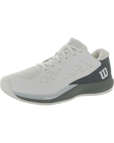 Wilson Lace-up Manmade Running & Training Shoes - Gray