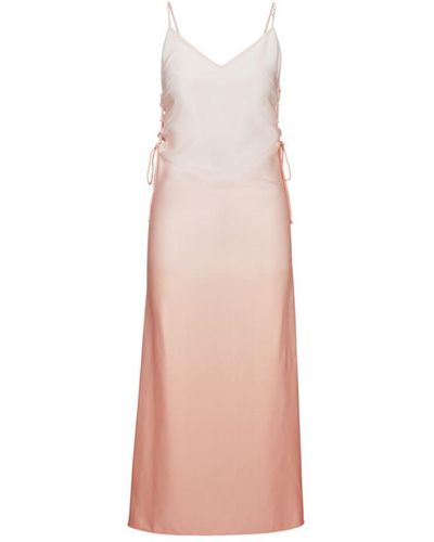 HUGO Degrad-print Slip Dress - Pink