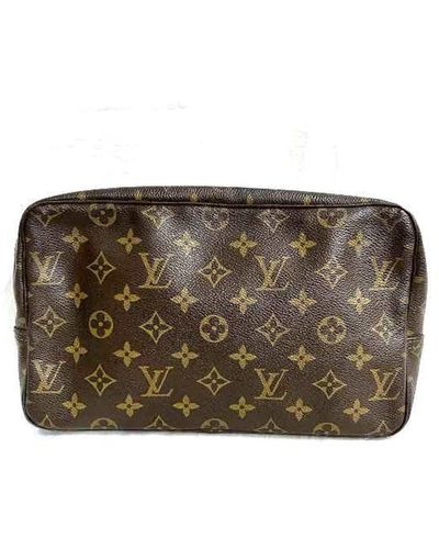 Louis Vuitton Pochette Canvas Clutch Bag (pre-owned) - Metallic