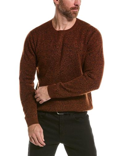 John Varvatos Forsyth Easy Fit Alpaca-blend Sweater - Brown