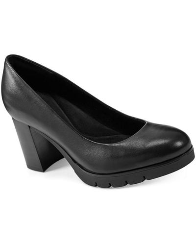 Easy Spirit Mckay Leather Slip-on Loafers - Black