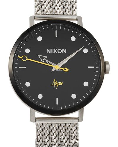 Nixon Arrow Milanese Black/abysse 38mm Stainless Steel Watch A1238-2971