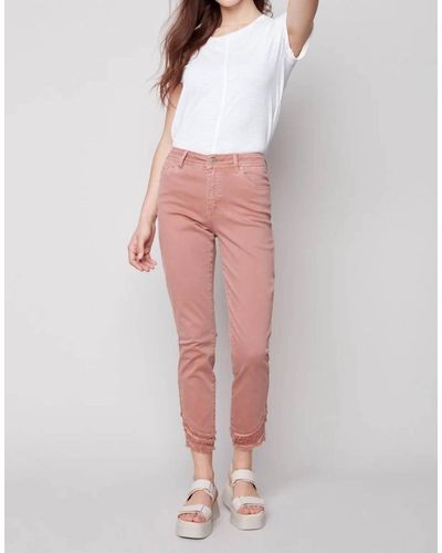 Pink Charlie B Jeans For Women | Lyst