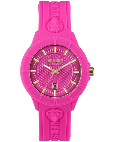 Versus Tokyo Silicone Watch - Pink