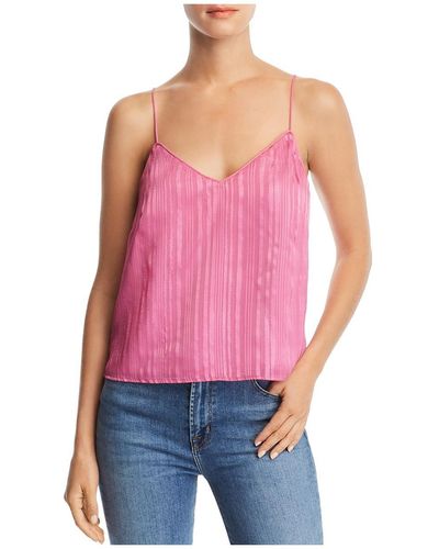 Wayf Murphy Sequined Polyester Camisole Top - Red