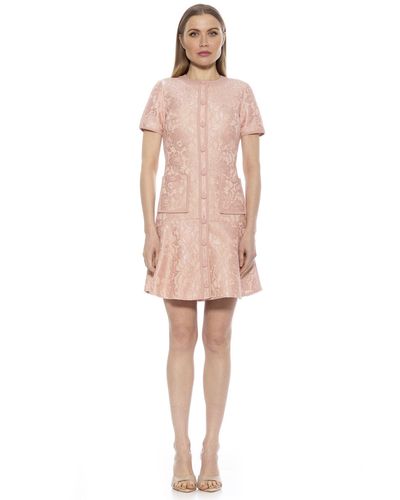 Alexia Admor Brecken Lace Dress - Pink