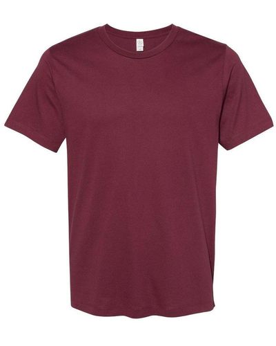 Alternative Apparel Cotton Jersey Go-to Tee - Pink