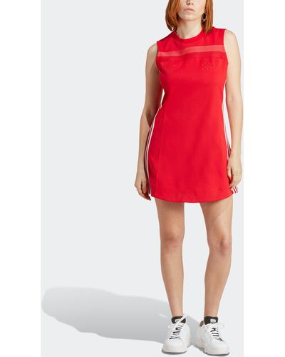 adidas Blue Version 83-c Dress - Red