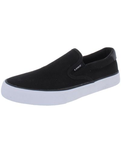 Lugz Clipper Canvas Comfort Slip-on Sneakers - Black