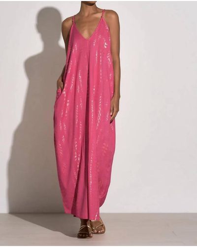 Elan Arrow Print Maxi Dress - Pink
