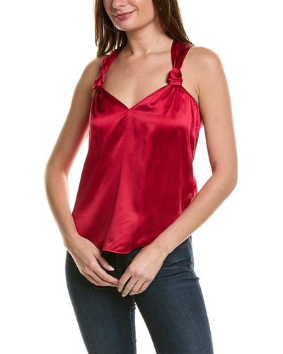 Go> By Go Silk Go> By Gosilk Tied Up In Knots Top - Red