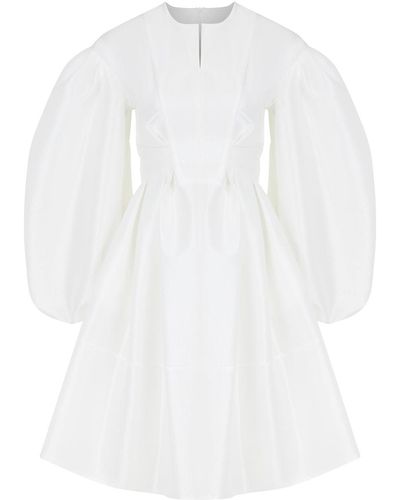 Nocturne Flowy Mini Dress - White