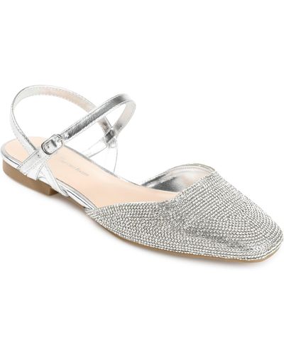 Journee Collection Collection Tru Comfort Foam Nysha Flat - White