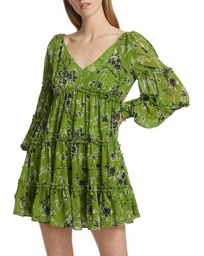 Cinq À Sept Vickey Mini Dress - Green