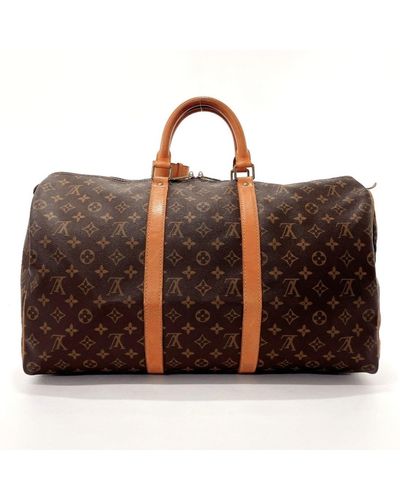 Louis Vuitton Keepall 50 Canvas Travel Bag (pre-owned) - Brown