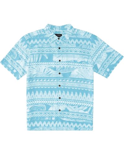 Quiksilver Aztec Collar Button-down Shirt - Blue