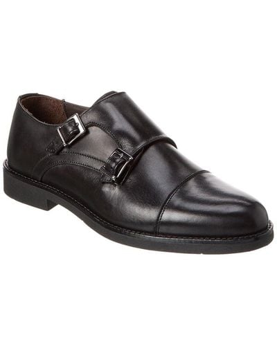Alfonsi Milano Leather Loafer - Black