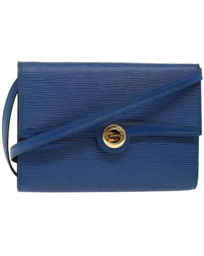 Louis Vuitton Arche Leather Shoulder Bag (pre-owned) - Blue