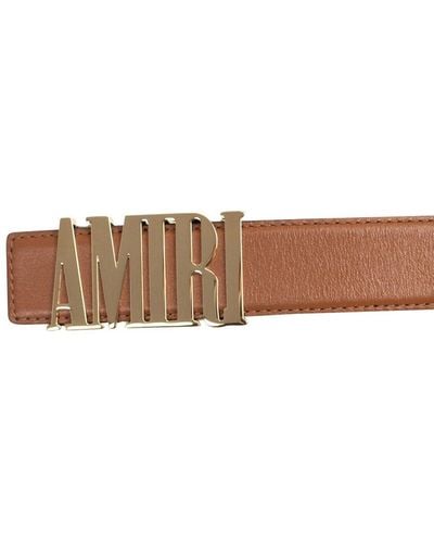 Amiri Brown Core 3cm Nappa Belt
