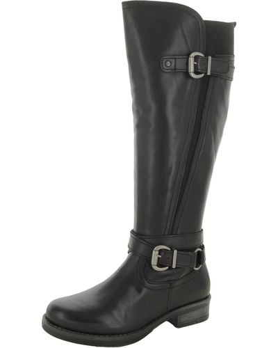 Eric Michael Vermont Harness Tall Knee-high Boots - Black
