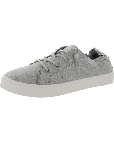 Madden Girl Marisa H Memory Foam Slip On Casual And Fashion Sneakers - Gray