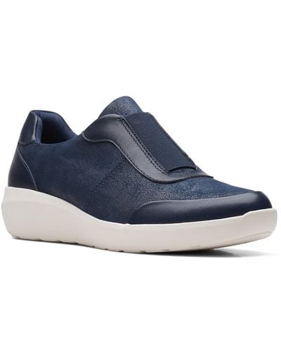 Clarks Kayleigh Peak Walking Shoes Casual Casual And Fashion Sneakers - Blue