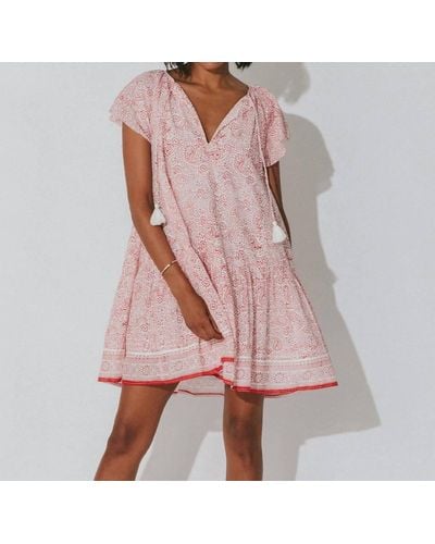 Cleobella Jaya Mini Dress - Pink