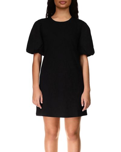 Sanctuary Dream State Comfy Mini T-shirt Dress - Black