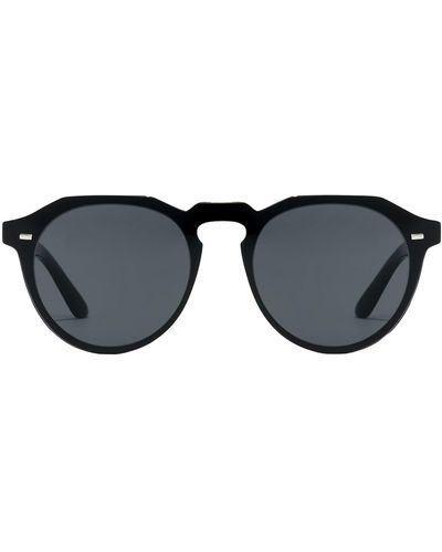 Hawkers Warwick Venm Hybrid Vwtr01 Tr01 Round Sunglasses - Black