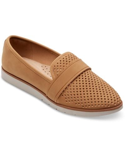 Rockport Stacie Perf Perforated Dressy Loafers - Brown