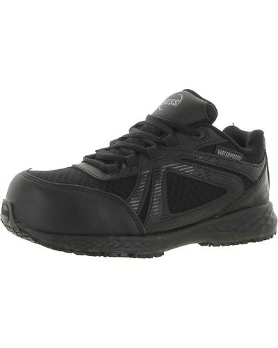 INTROPIA Reno Ii Comp Toe Slip Resistant Work And Safety Shoes - Black