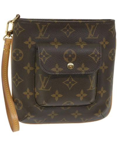 Louis Vuitton Partition Canvas Clutch Bag (pre-owned) - Green